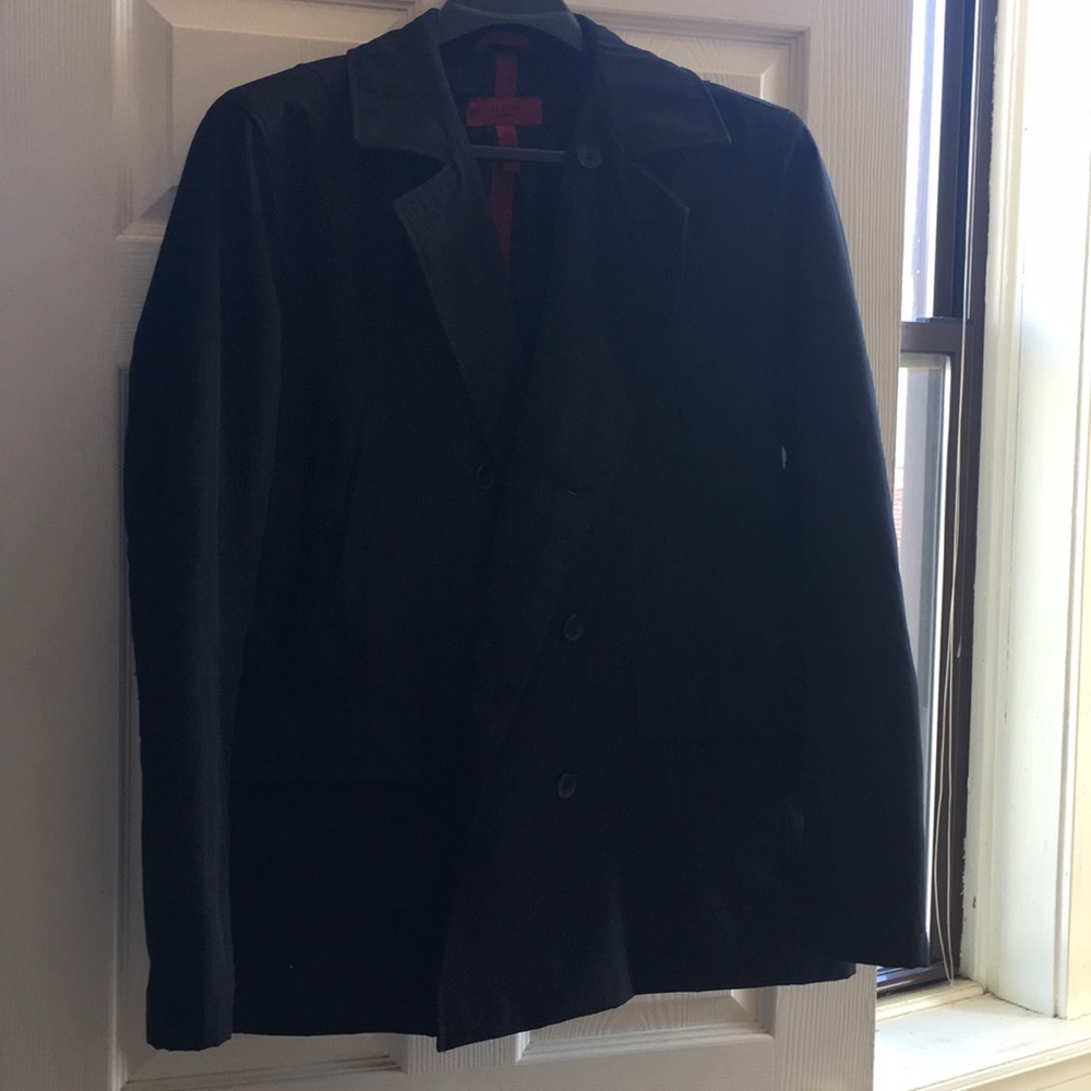 Xl, black, slim fit, pea coat.